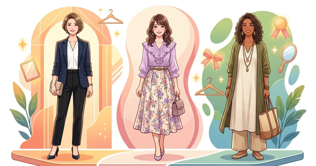 【骨格診断】ストレート・ウェーブ・ナチュラル3タイプの特徴まとめ！似合う服・NG服を徹底解説