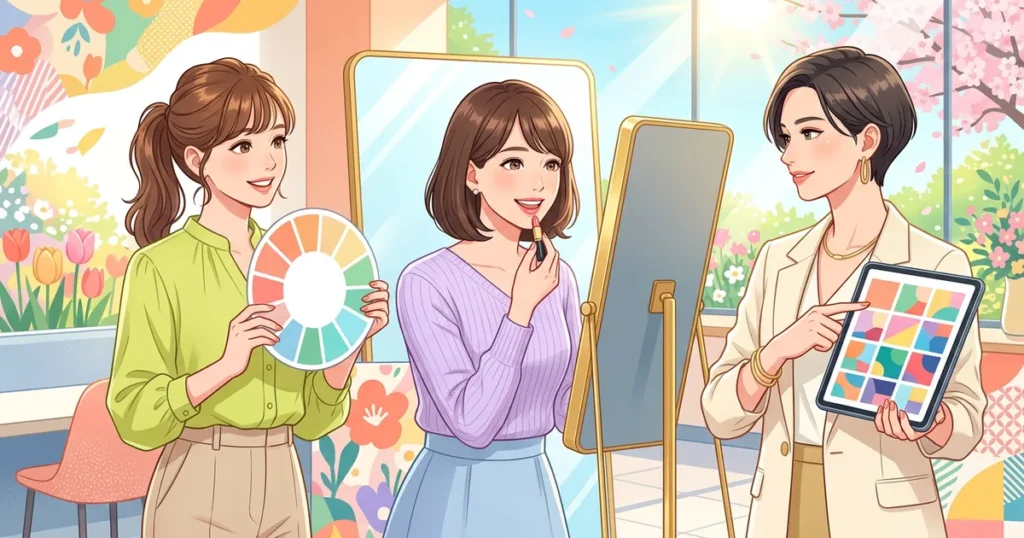 【パーソナルカラー診断】ブルベ春は存在する？特徴と見分け方・似合う色をプロが解説