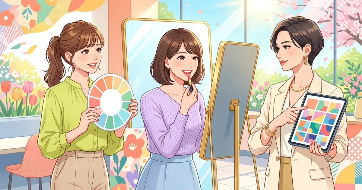 【パーソナルカラー診断】ブルベ春は存在する？特徴と見分け方・似合う色をプロが解説