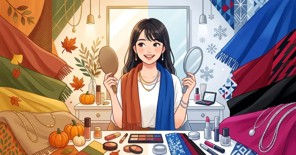 【プロ監修】イエベ秋とブルベ冬の見分け方｜パーソナルカラー迷子を卒業するセルフ診断と似合わせ術