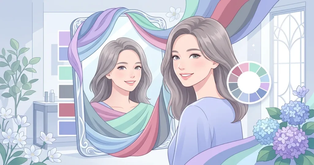 【ブルベ夏診断】似合う色・メイク・髪色をプロが解説！透明感を引き出すセルフチェック付き