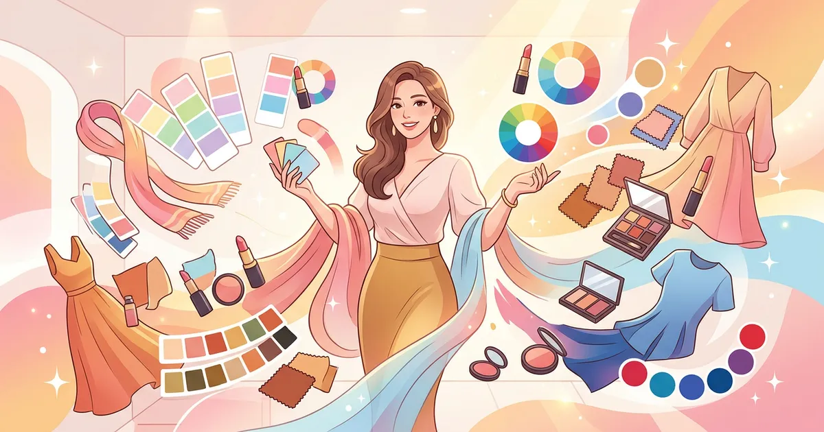 【2026年最新】骨格ウェーブに似合う色をパーソナルカラー別で徹底解説！失敗しない服・コスメ選びのコツ