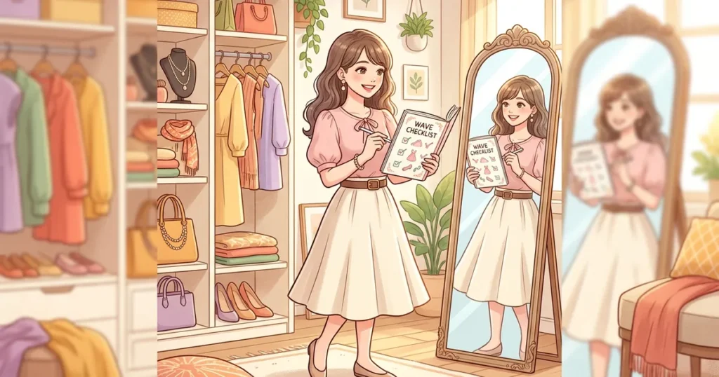 【骨格ウェーブ診断】自分でできるチェックリストと似合う服の選び方10選