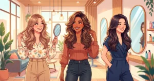 【2025年最新】骨格ウェーブに似合うロングヘア3選！美容院でのオーダー方法とスタイリングのコツ