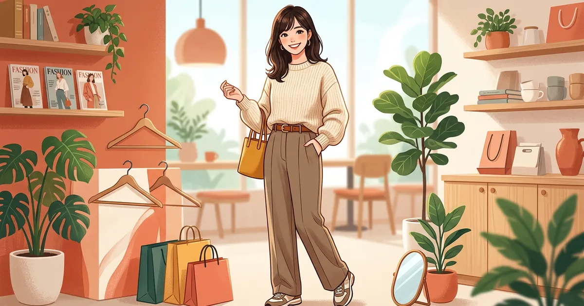 【骨格ウェーブ】オーバーサイズが着たい!着太りしないための10の着こなし術とアイテム選び