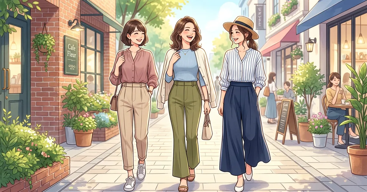 【2026年最新】骨格ウェーブに似合うパンツ3選！失敗しない選び方と着痩せコーデ術