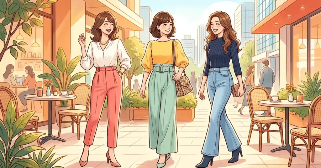 【2026年最新】骨格ウェーブに似合うパンツ3選！失敗しない選び方とスタイルアップ術