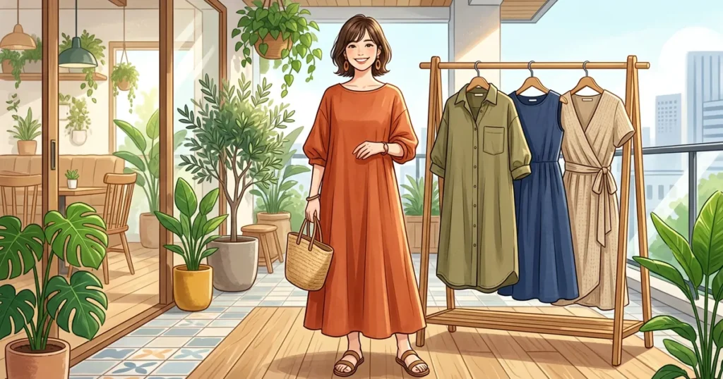 【2026年最新】骨格ナチュラルに似合うワンピース4選！選び方の極意とNG例を徹底解説