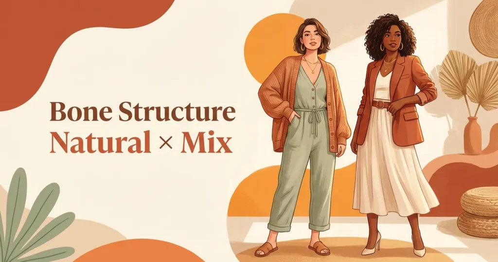 【骨格ナチュラル×ミックス】診断結果に迷う方へ！特徴と似合う服の選び方2選