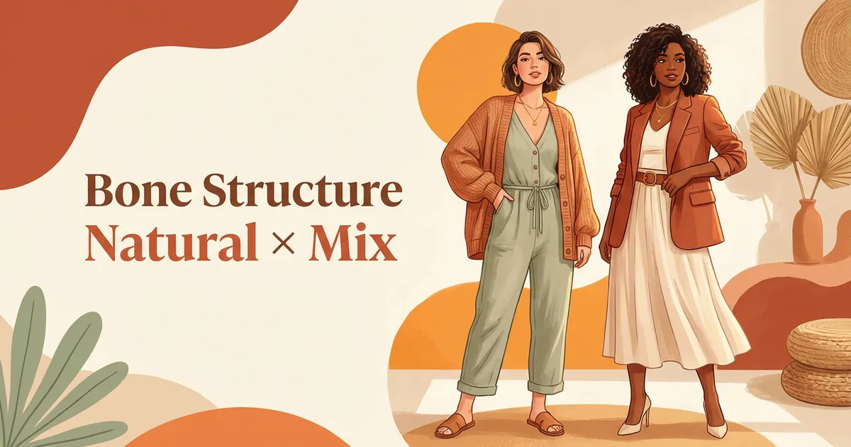 【骨格ナチュラル×ミックス】診断結果に迷う方へ!特徴と似合う服の選び方2選