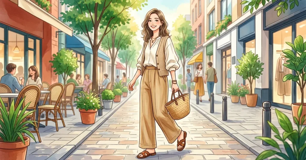 【2026年最新】骨格ナチュラルに似合うパンツ4選！体型カバーが叶う選び方とNG例を徹底解説