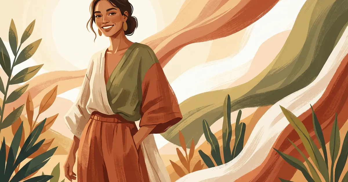 骨格ナチュラルに似合う素材・色2選！垢抜ける服選びのコツとNG解決法